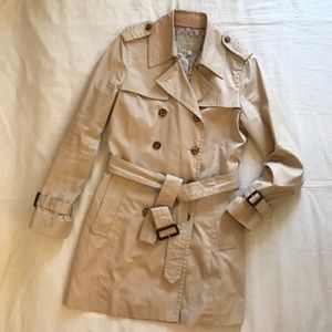Banana Republic Classic Trench Coat Fall Jacket M